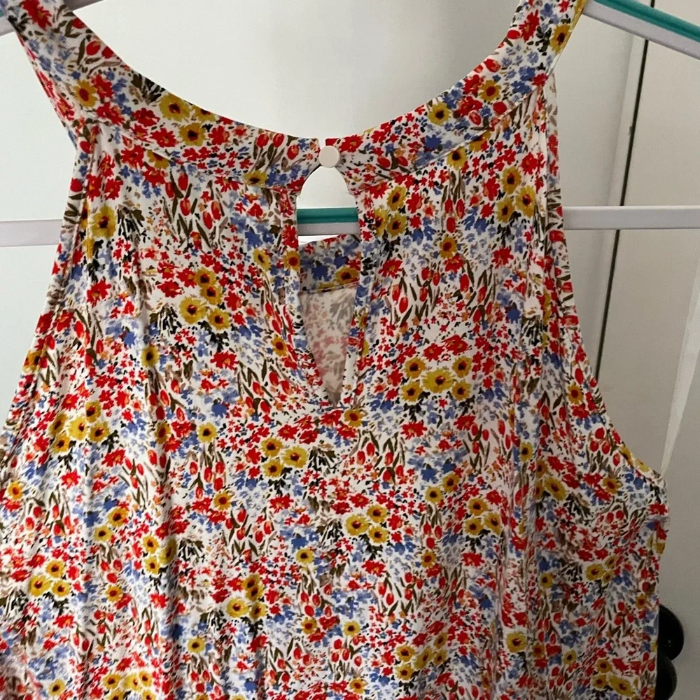NWOT LOFT Floral Halter Dress - Picture 5 of 5